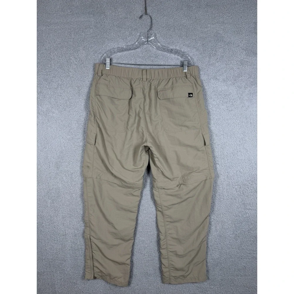 The North Face Paramount Peak Convertible Cargo Hiking Pants Mens XL Khaki Beige